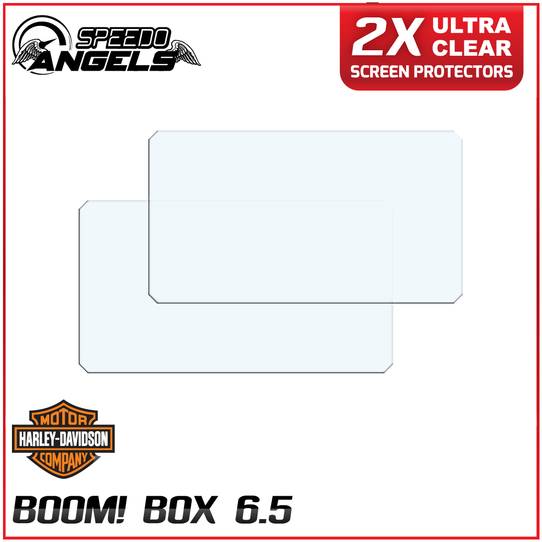 Harley Davidson Boom! Box 6.5GT NANO GLASS Dashboard Screen Protector -  Speedo Angels