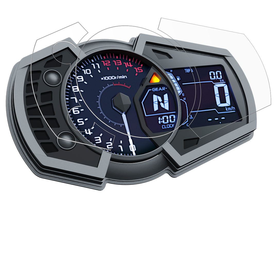 Qiilu Speedometer Cluster Scratch Protector Screen Protector for Kawasaki Z650 Z900 2017 