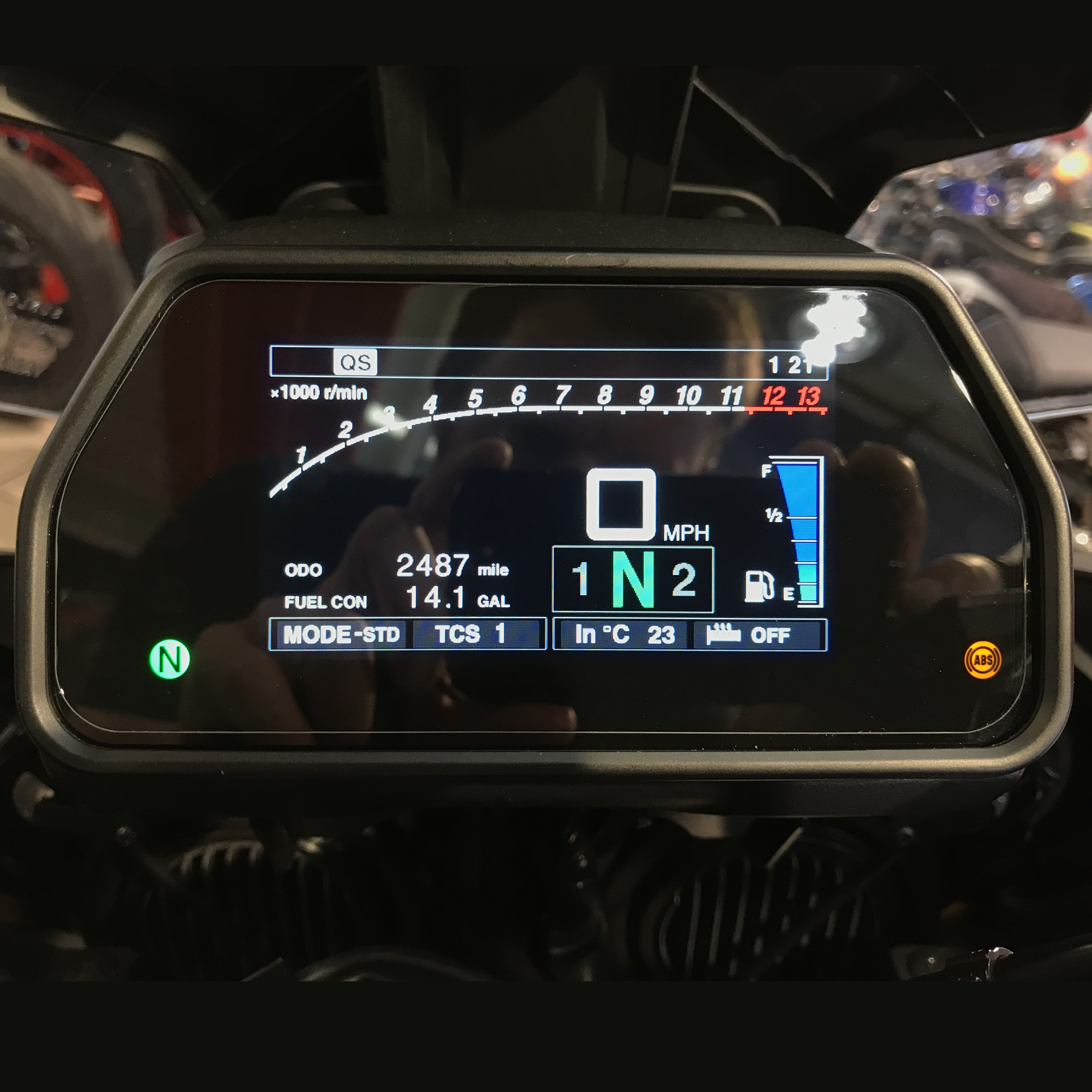 2009-2016 3 x Ultra Clear Speedo Angels SAYA163UC Dashboard Screen Protector for Yamaha XJ6/ Diversion 