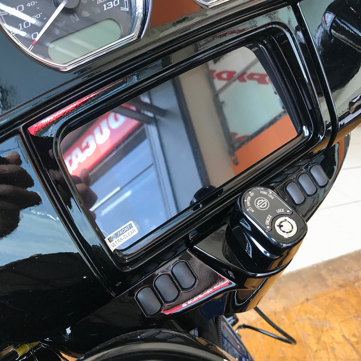 BOX GTS Speedo Angels Dashboard Screen Protector for HARLEY DAVIDSON BOOM 2019+ 2 x Ultra Clear