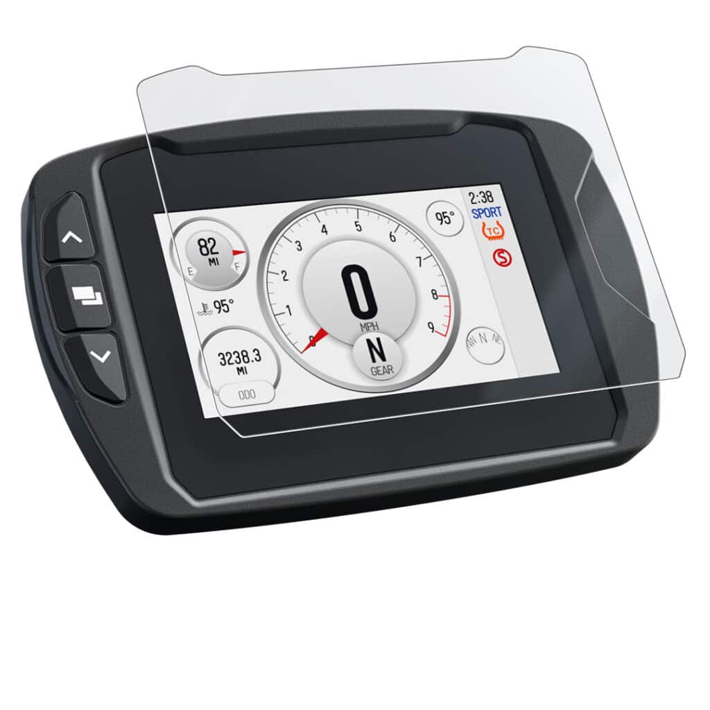 Speedo Angels Kit Protection Écran Tableau De Bord Indian FTR 1200 S (2019+) - 2x Anti Reflet