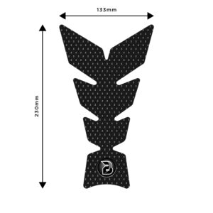 BLOQ Centre Tank Pad – Design 1 – Ultimate Black