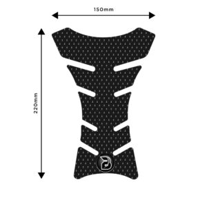 BLOQ Centre Tank Pad – Design 2 – Ultimate Black