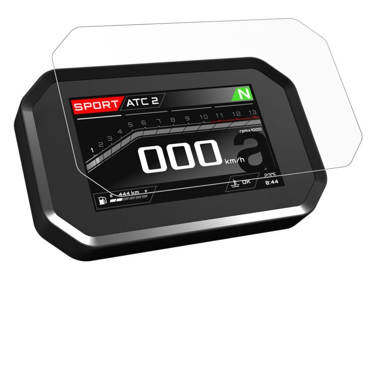 Speedo Angels dashboard screen protector for Aprilia RS457