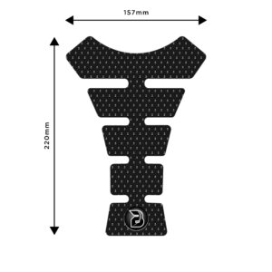 BLOQ Centre Tank Pad – Design 3 – Ultimate Black