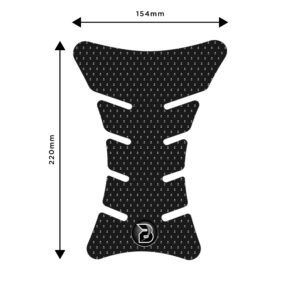 BLOQ Centre Tank Pad – Design 4 – Ultimate Black