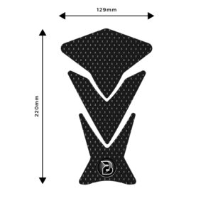 BLOQ Centre Tank Pad – Design 5 – Ultimate Black