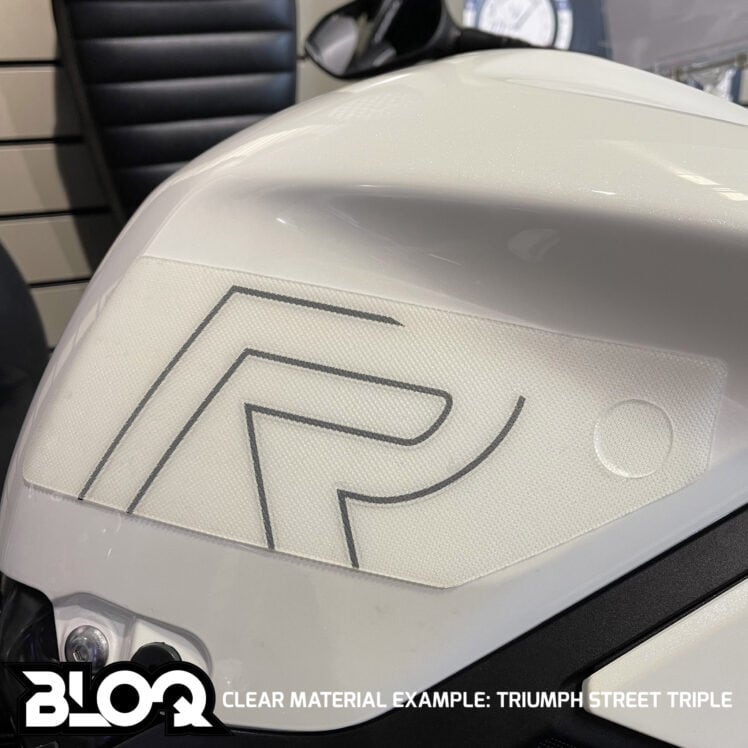 BLOQ Premium Clear Example - Triumph Street Triple