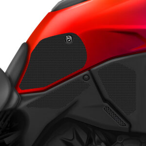 BLOQ Ducati MULTISTRADA V4 (2021-) Motorcycle Tank Grips PREMIUM – BLACK