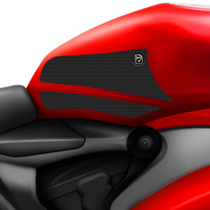 BLOQ Ducati STREETFIGHTER V2 (2022-) Motorcycle Tank Grips PREMIUM – BLACK