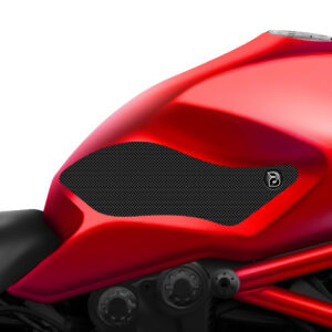 BLOQ Ducati MONSTER 797 / 821 / 1200 (2014-2020) Motorcycle Tank Grips PREMIUM – BLACK