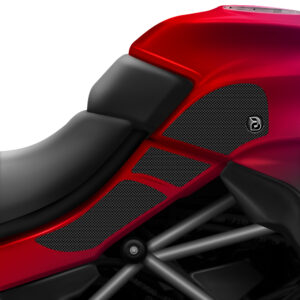 BLOQ Ducati MULTISTRADA V2 (2022-) Motorcycle Tank Grips PREMIUM – BLACK