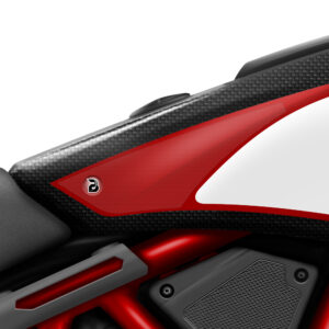 BLOQ Indian FTR1200/S (2019-) Motorcycle Tank Grips PREMIUM – CLEAR