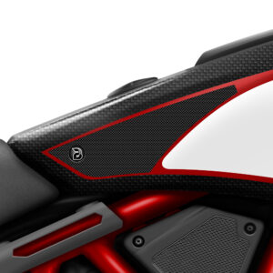 BLOQ Indian FTR1200/S (2019-) Motorcycle Tank Grips PREMIUM – BLACK