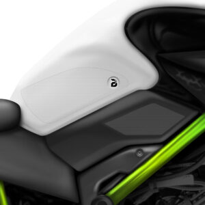 BLOQ Kawasaki Z900 (2017-) Motorcycle Tank Grips PREMIUM – CLEAR