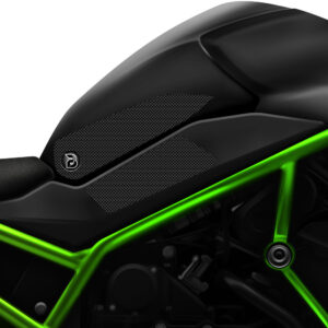 BLOQ Kawasaki Z H2 (2020-) Motorcycle Tank Grips PREMIUM – BLACK