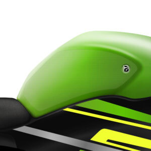 BLOQ Kawasaki ZX-6R (2019-) Motorcycle Tank Grips PREMIUM – CLEAR