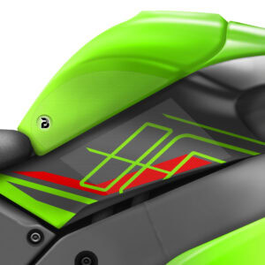 BLOQ Kawasaki ZX-10R (2016-) Motorcycle Tank Grips PREMIUM – CLEAR