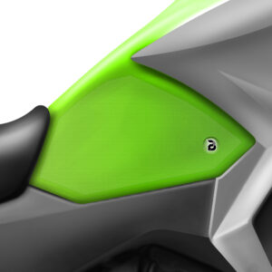 BLOQ Kawasaki VERSYS-X 300 (2017-) Motorcycle Tank Grips PREMIUM – CLEAR