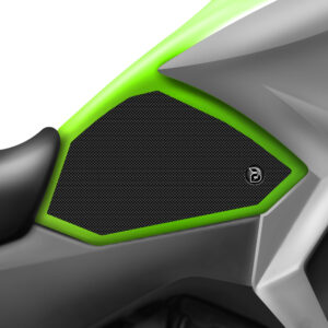 BLOQ Kawasaki VERSYS-X 300 (2017-) Motorcycle Tank Grips PREMIUM – BLACK