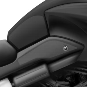 BLOQ Kawasaki VERSYS 650 (2015-2021) Motorcycle Tank Grips PREMIUM – CLEAR