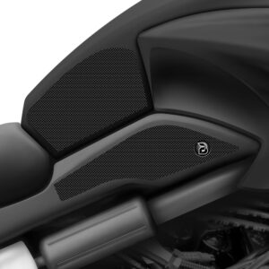 BLOQ Kawasaki VERSYS 650 (2015-2021) Motorcycle Tank Grips PREMIUM – BLACK