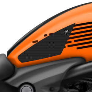 BLOQ Kawasaki VULCAN S (2015-) Motorcycle Tank Grips PREMIUM – BLACK