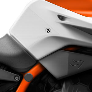 BLOQ KTM 890 DUKE R (2020-) Motorcycle Tank Grips PREMIUM – CLEAR