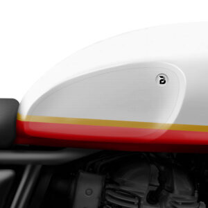 BLOQ Royal Enfield INTERCEPTOR 650 (2019-) Motorcycle Tank Grips PREMIUM – CLEAR