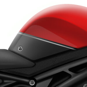 BLOQ Triumph SPEED TRIPLE 1200 RR (2022-) Motorcycle Tank Grips PREMIUM – CLEAR