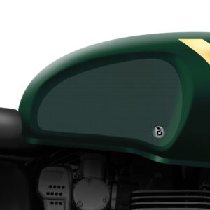 BLOQ Triumph THRUXTON (2016-) Motorcycle Tank Grips PREMIUM – CLEAR
