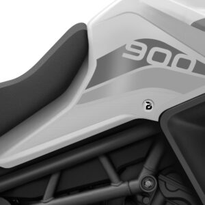 BLOQ Triumph TIGER 900 GT (2020-) Motorcycle Tank Grips PREMIUM – CLEAR