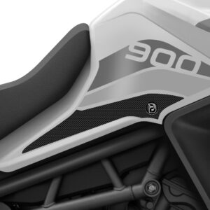 BLOQ Triumph TIGER 900 GT (2020-) Motorcycle Tank Grips PREMIUM – BLACK