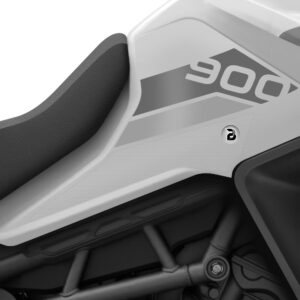 BLOQ Triumph TIGER 900 RALLY (2020-) Motorcycle Tank Grips PREMIUM – CLEAR