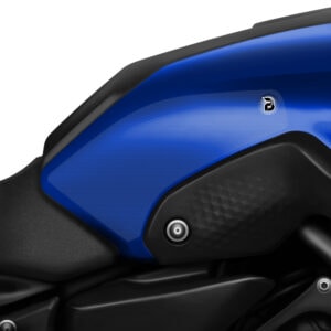 BLOQ Yamaha MT-07 (2021-2024) Motorcycle Tank Grips PREMIUM – CLEAR