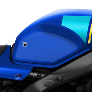 BLOQ Yamaha XSR 900 (2022-) Motorcycle Tank Grips PREMIUM – CLEAR