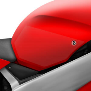 BLOQ Yamaha R1 4XV (1998-2003) Motorcycle Tank Grips PREMIUM – CLEAR
