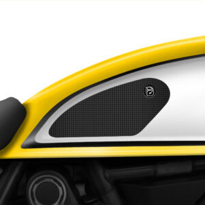 BLOQ DUCATI SCRAMBLER (ALL MODELS) (2015-) Motorcycle Tank Grips Tacky Grip – Black