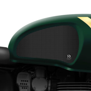 BLOQ TRIUMPH THRUXTON (2016-) Motorcycle Tank Grips Tacky Grip – Black