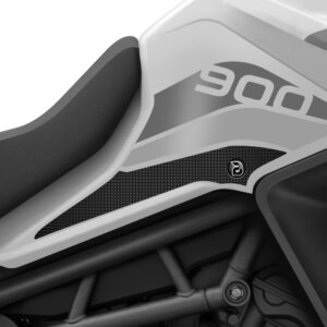 BLOQ TRIUMPH TIGER 900 GT (2020-) Motorcycle Tank Grips Tacky Grip – Black